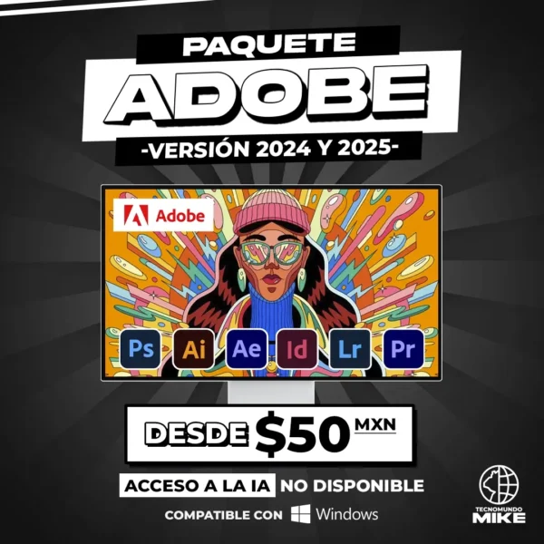 Paquetería Adobe 2024-2025